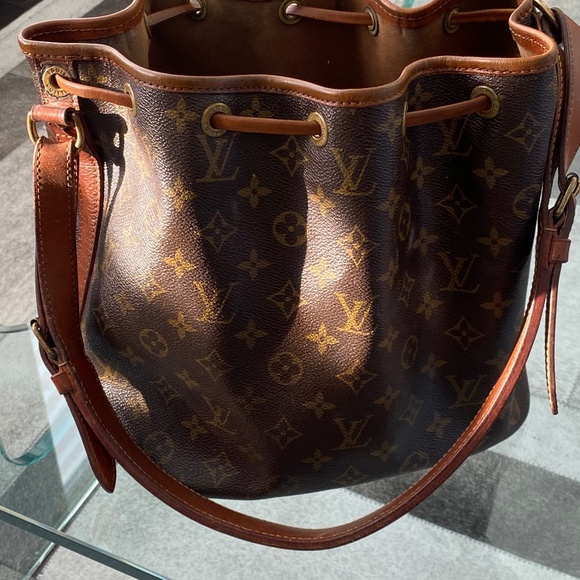 Louis Vuitton Petit Noe Drawstring Bucket Bag